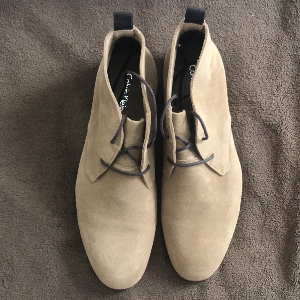 Calvin Klein men’s suede boots size 10.5